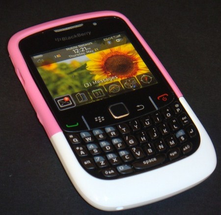 ORYGINALNY POKROWIEC BLACKBERRY HARDSHELL 8520 9300 WHITE PINK
